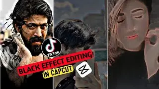 Tiktok New Trending Black Effect Video Editing In Capcut | HDR Black Effect Editing | IAM KHALID