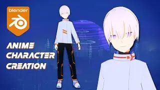 Anime MC Character Modeling in BLENDER