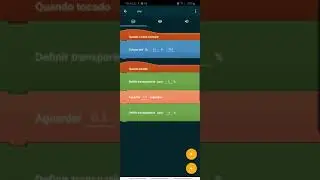 como criar um MENU no Pocket Code.