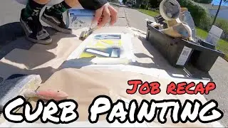 HOW TO MAKE $240 A DAY PAINTING NUMBERS ON CURBS