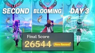 NEW EVENT! Second Blooming DAY 3 - 26544 SCORE | Genshin Impact