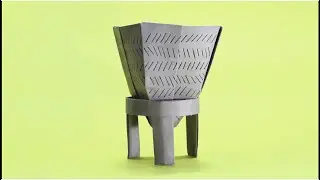 Qolbun Salim | Comb-patterned earthenware folding with colored paper