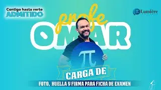 Trámite de aspiración UDG - Parte 2: Carga de huella, foto y firma