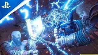 Thor reviveu Kratos ??? - Luta completa god of war ragnarok - Ps5 4k