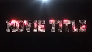 Cinematic Title Animation in After Effects | Cinematic Trailer Animation in After Effects 