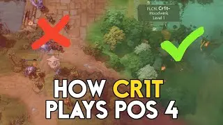 How Crit plays Position 4 | Team Falcons The International