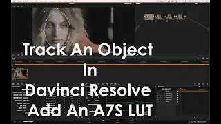 A Davinci Resolve Tracking Objects Tutorial.  A7S LUT Added.
