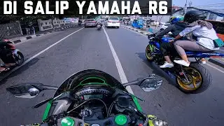 RIDING BARENG ADIK DI SALIP PAKEK YAMAHA R6
