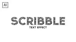 How To Create A Scribble Text Effect In Adobe Illustrator CC ✍
