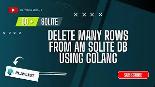 9.0 Go SQLite: Delete Many Rows from and SQLite DB using Golang