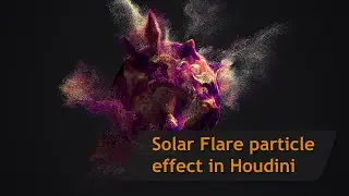 Solar Flare particle effect in Houdini