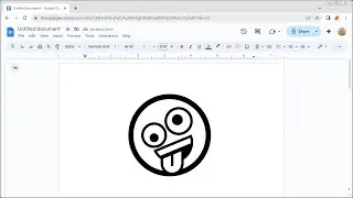 How to Insert the Grinning Face with One Large and One Small Eye Emoji in Google Docs