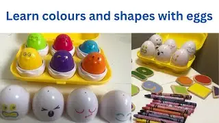 Learn Colours and Shapes with Eggs