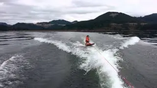 Natalie knee boarding