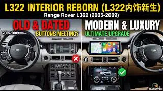 How to install digital AC screen for Ranger Rover L322 2005-2009 #navitech