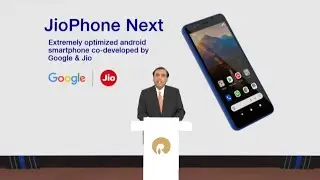 Announcement Of New JioPhone Next By Mukesh Ambani 2021 #JioPhoneNext #JioPhone3 #shorts