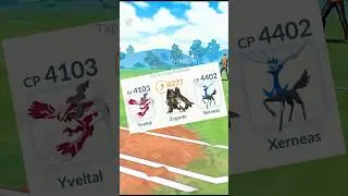 Using Zygarde, Xerneas & Yveltal Team in #pokemongo