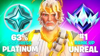 Platinum to UNREAL Speedrun in 1 HOUR (Fortnite Ranked)