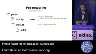 What's coming to Next.js 9 - Tim Neutkens (@timneutkens) co-creator of Next.js at @ReactEurope 2019