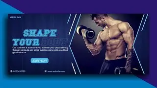 Banner design with coreldraw | social media banner design | Coreldraw Tutorial