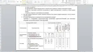 параметры  башенного крана