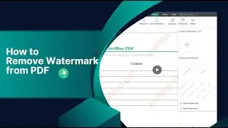 How to Remove Watermark from PDF | Easy & Fast