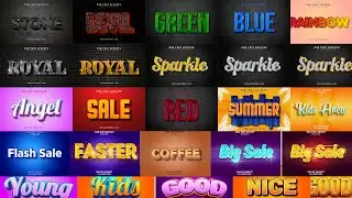 2023 3D Text Effect Photoshop Tutorial