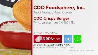 CDO Crispy Burger TV Ad 2H 2024 15s (Philippines) [CC/ST]