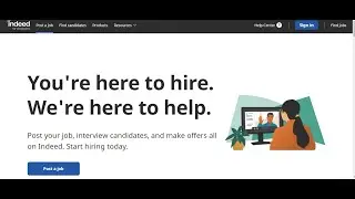 Indeed Update 100% Post live on Indeed || How to post a job in Indeed.2022 