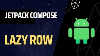 Create horizontal list in Jetpack Compose | Recyclerview in jetpack compose | LazyRow