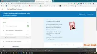 Advertise on other websites (Google Digital Unlocked Certificate - 18th Badge )