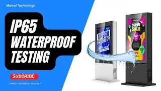 Marvel Tech - Waterproof Testing Room for Outdoor Digital Signage