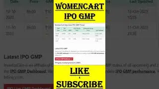 Women Cart IPO | WomenCart IPO GMP | Women Cart IPO latest GMP | SMEIPO  
