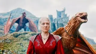 Rhaenyra Scares Aemond with 3 Dragons: House of the Dragon Season 2 Edit (8k)