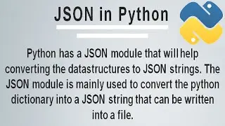How to Write JSON in Python | How to use JSON Function in Python?