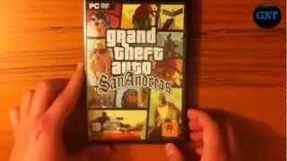 (GTA) Grand Theft Auto: San Andreas (2004) Video Game Unboxing-Overview HD 720P