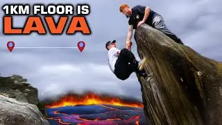 Floor Is Lava 1km Parkour Challenge! (Don’t Touch the Ground!)
