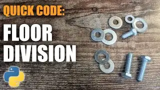 Python Quick Code: Floor Division