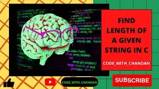 Find The Length Of String in C|| Find The Length of  A String in C