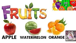 Fruits name with colour description | Grammar with US