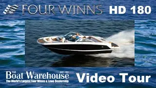 Four Winns HD180 on display in The Boat Warehouse Showroom on Bath Road in Kingston, Ontario