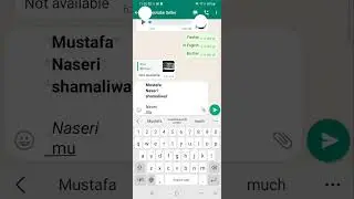 Change Fonts in whatsapp