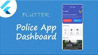 Police App Dashboard UI Design with Flutter | Flutter UI Design | Flutter Tutorials | Speed Code