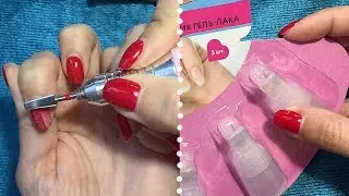 Впервые снимаю ГЕЛЬ-ЛАК АППАРАТОМ / Тестирую зажимы из FixPrice