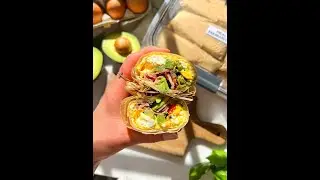 baked feta eggs + meal prep breakfast burritos  I  #breakfastideas #mealprep