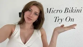 [4K] See-through lingerie try-on haul with Emilia 