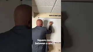 Square roots between a and b