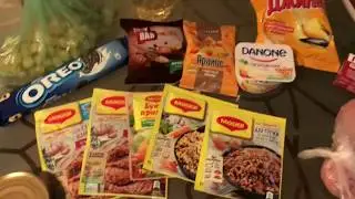 Покупка продуктов в магазине  Пятерочка и не только декабрь 2017
