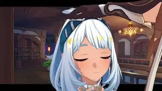 Mualani headpat - Genshin animation