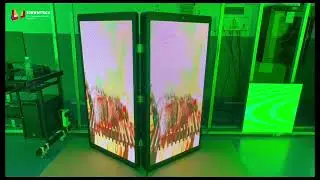 P4 all-in-one smart light pole screen,plug and play